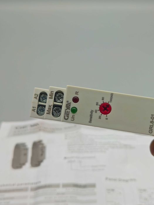 Реле за ниво на течности GEYA GRL8-01, реле ниво, 10A, DIN монтаж