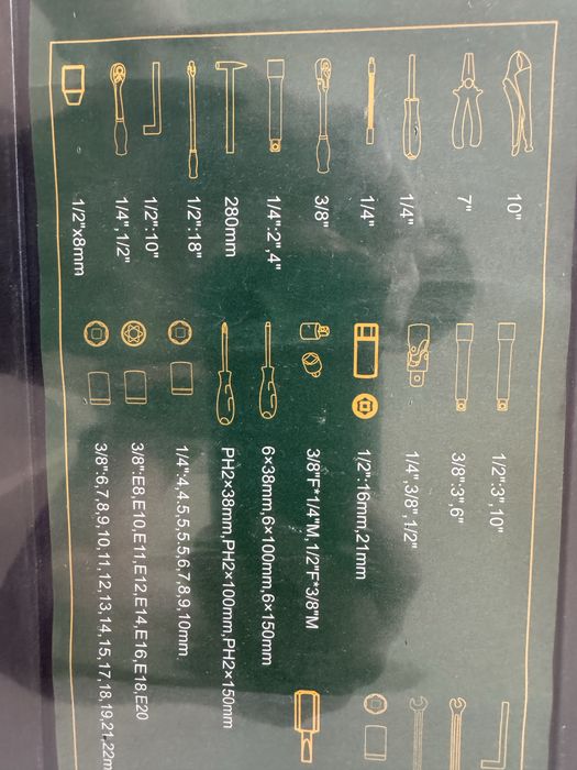 Продам набор ключей 142 pcs Новый!