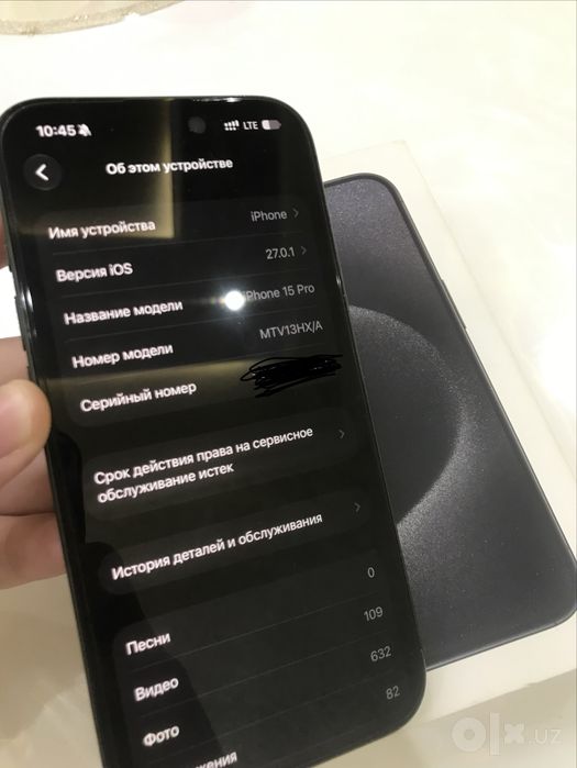 Iphone 15 pro 256gb kar dok full