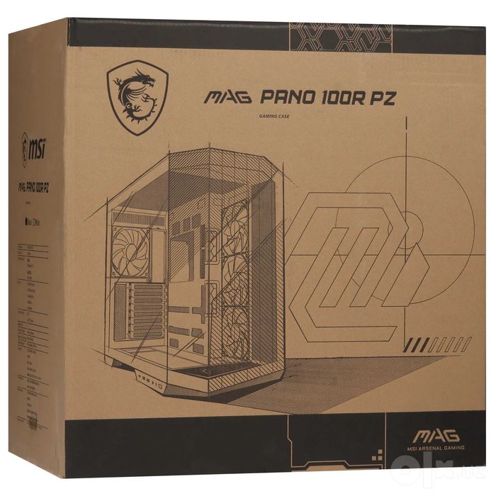 - Компьютерный корпус MSI MAG PANO 100R PZ