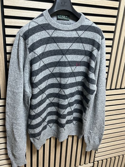 Fred Perry : Made in England - Wool Jumper -Вълна размер ХЛ / Оригинал