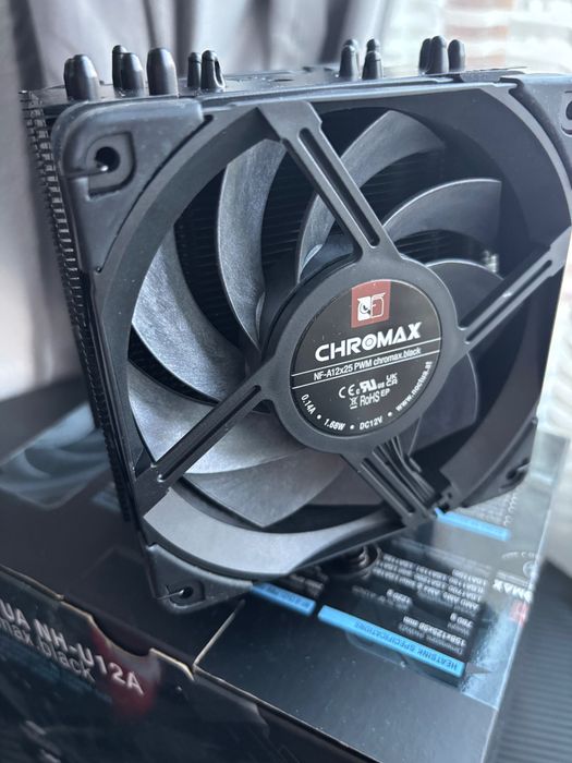 Охладител Noctua NH-U12A Chromax гаранция