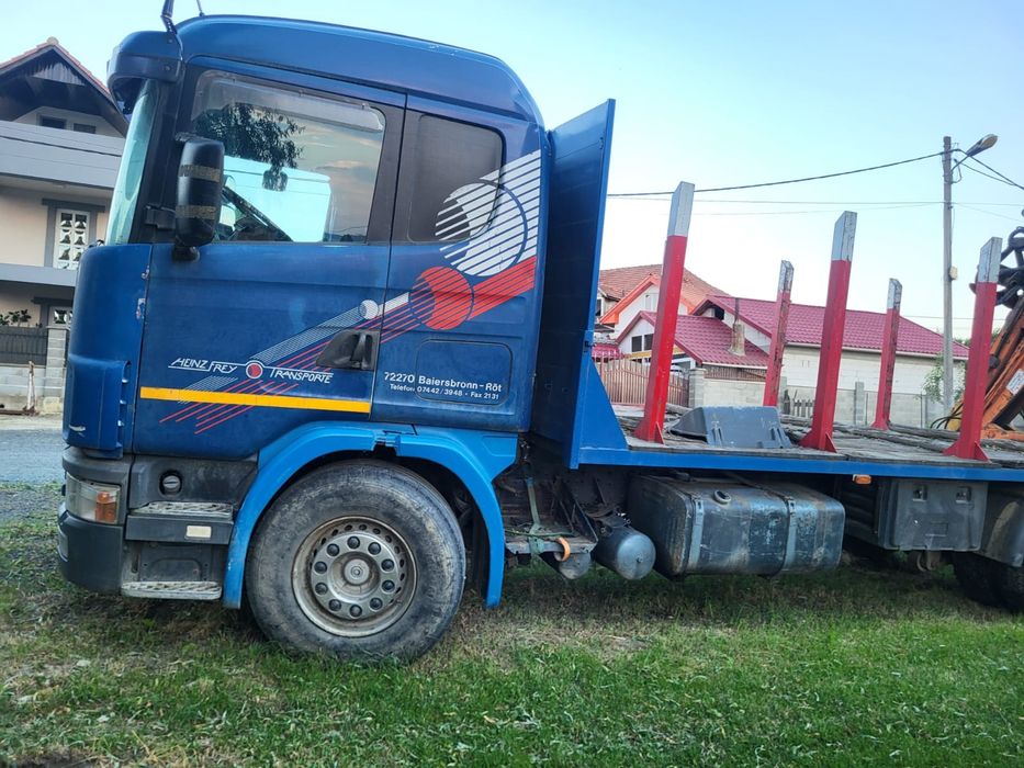 Vand camion Scania cu macara