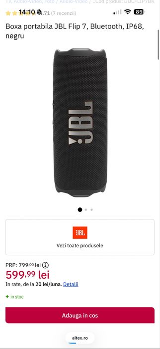 Jbl flip 7 sigilat