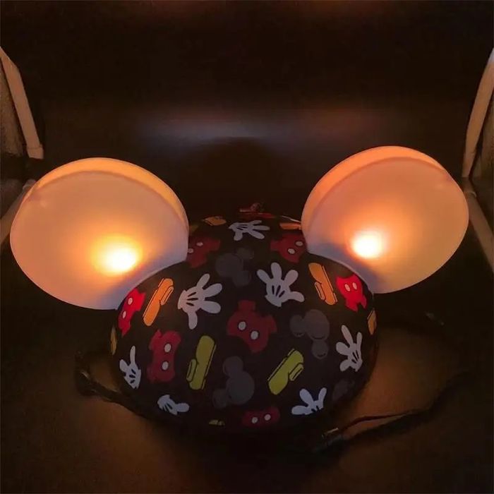 Шапка Микки Маус со светящимися ушками, На новый Год, утренник