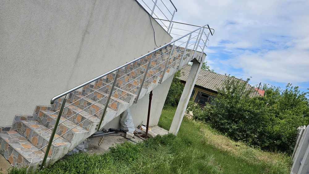 Balustrade inox,sticla. Modele