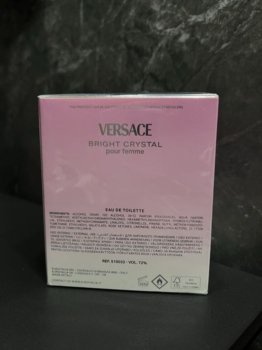 Versace Bright Crystal оригинал новые