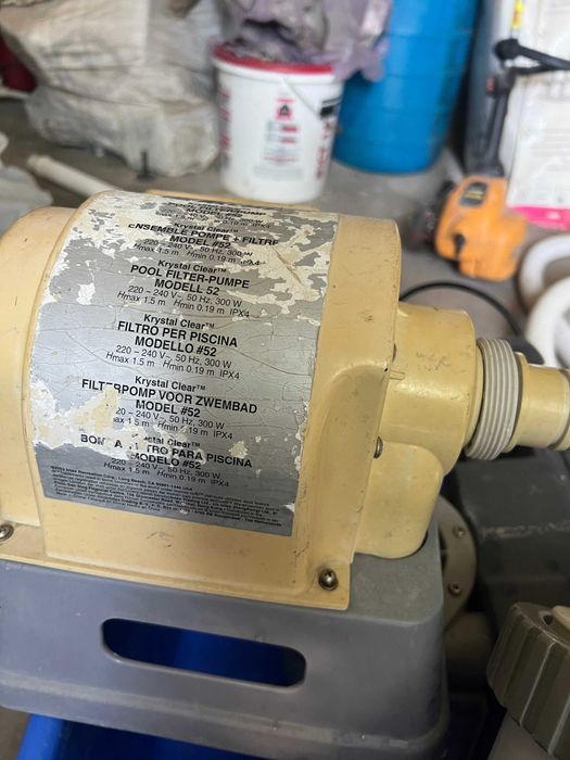 pompa,300 w filtru,  piscina