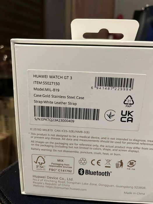 Дамски смарт часовник Huawei Watch GT3, 42 mm
