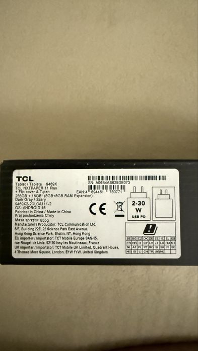 Tableta Tcl NXTPAPER 11 Plus 16gb ram si 256 stocare husa si pen noua sigilata