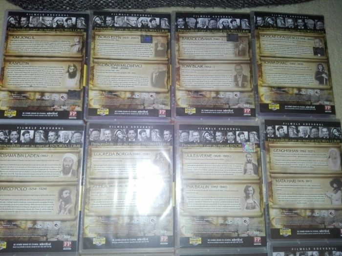 Colectia ,,Personalitati care au schimbat istoria omeniri ,17 dvd_uri