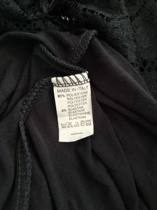 Rochie neagra din dantela made in Italy