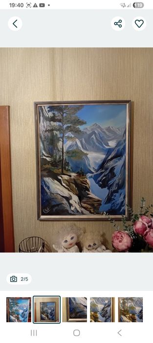Серия зимних картин масло. Распродажа!