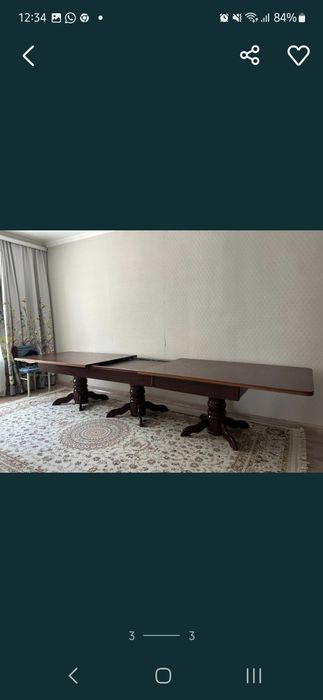 Продается стол из натурального дерева