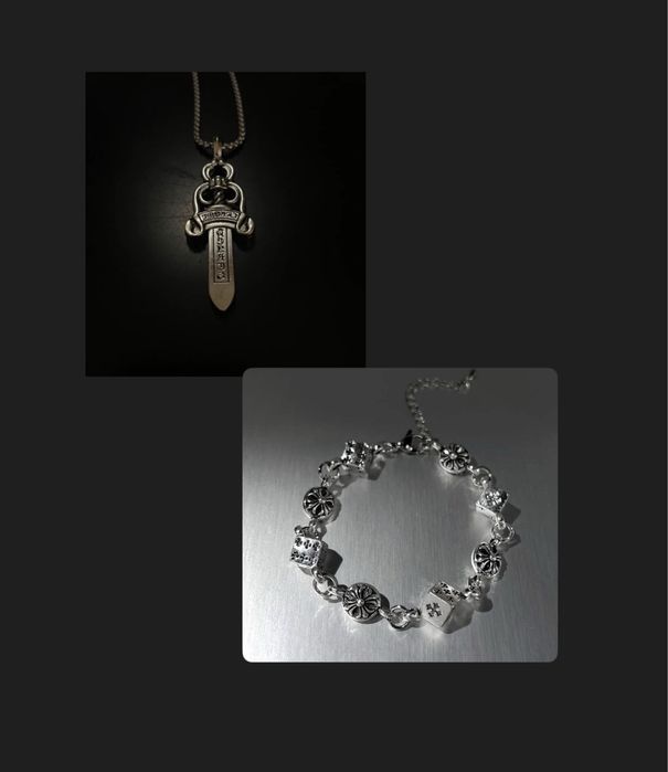 Set Lantisoare si bratari Chrome Hearts