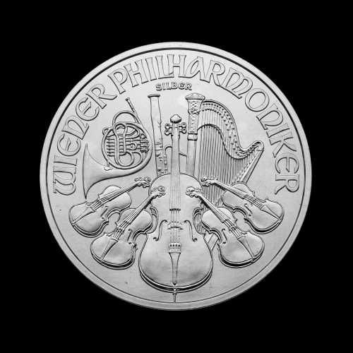 Monedă argint 1 uncie Filarmonica din Viena puritate 999% intactă