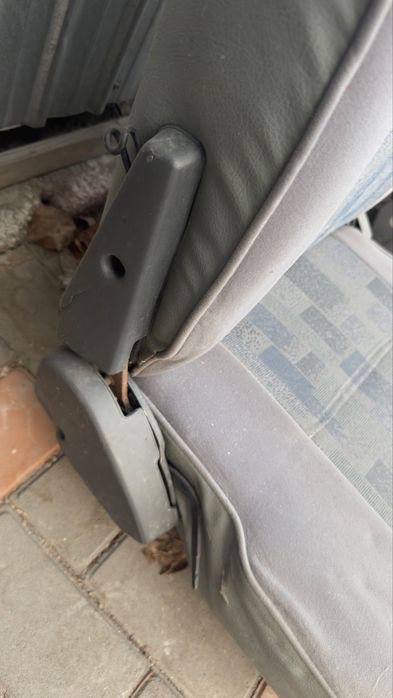 Задний ряд сидений на Daewoo Damas