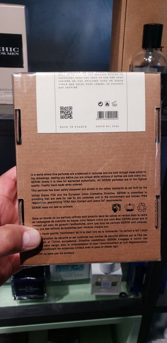 GERINI FRESH BERGAMOUT extrait de parfum