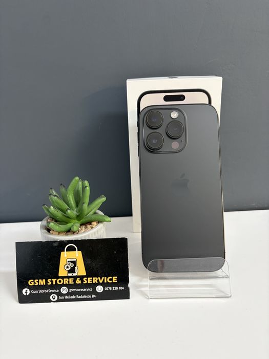 Iphone 14 Pro 128Gb Space Black 2 Ani Garantie Gsm Store&Service