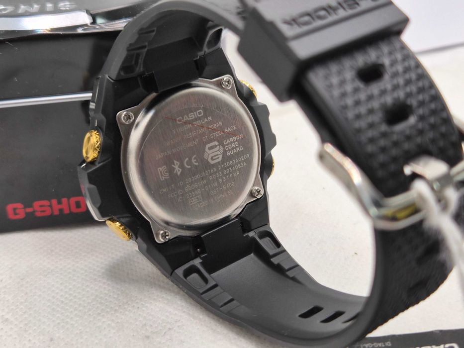 Ceas Barbati Casio g shock GST B400cx silver-GOLD,Nou,Garantie 2 ani