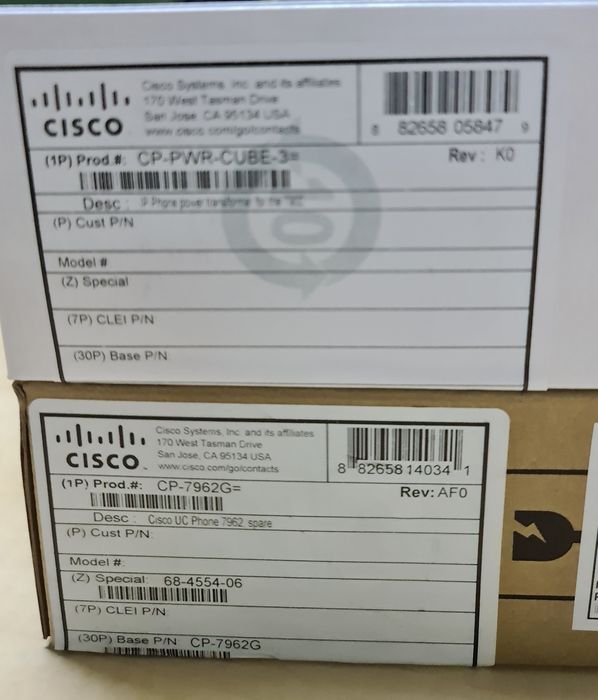 Telefon VoIP CISCO 7962G nou sigilat