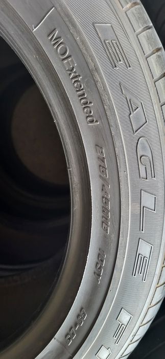 2 anvelope 275 45 18 goodyear runflat mercedes original 7mm