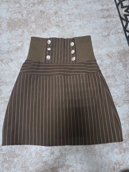 Мини юбка в полоскк