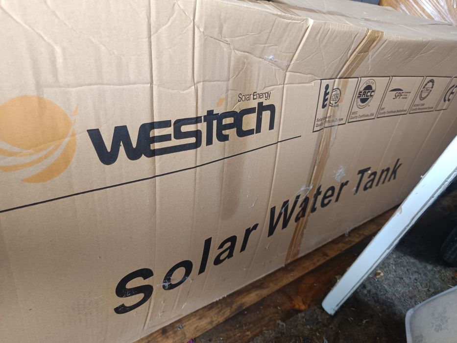 Westech Solar 200 litri panouri tuburi apa calda cu bazin Brodina • OLX.ro