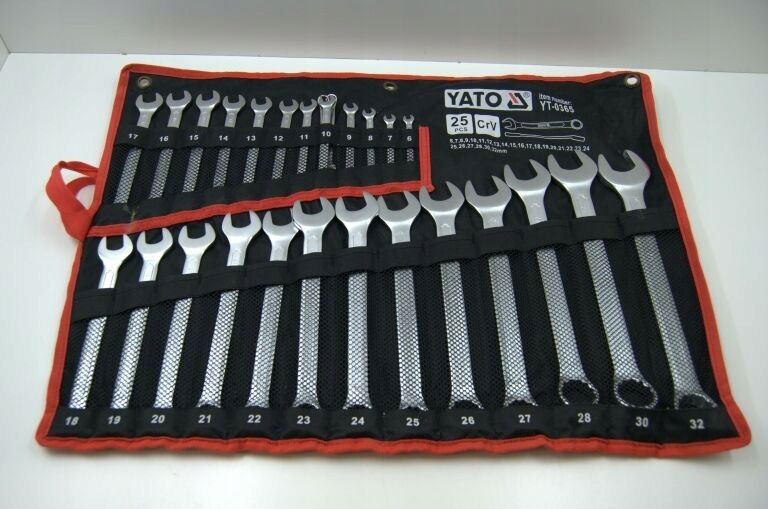 Set chei YATO combinate 6-32.Chei fixe+inelare profi noi-25PIESE+TVA