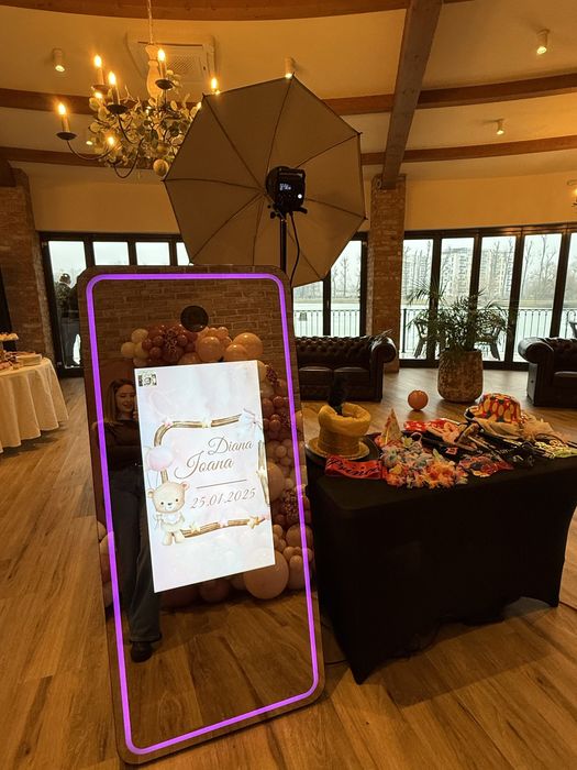 Oglindă magică/Cabină foto/Fum greu/Masina de baloane