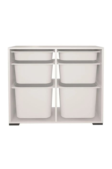 Шкаф за Играчки с 6 Кошници – Многофункционално Решение за Ред