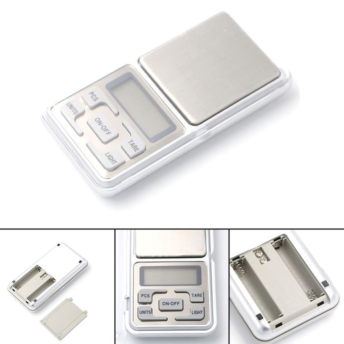 Джобна дигитална везна с висока точност и LCD дисплей