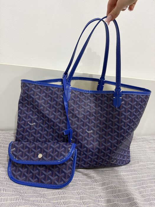 Дамска чанта Goyard Saint Louis PM – Синя