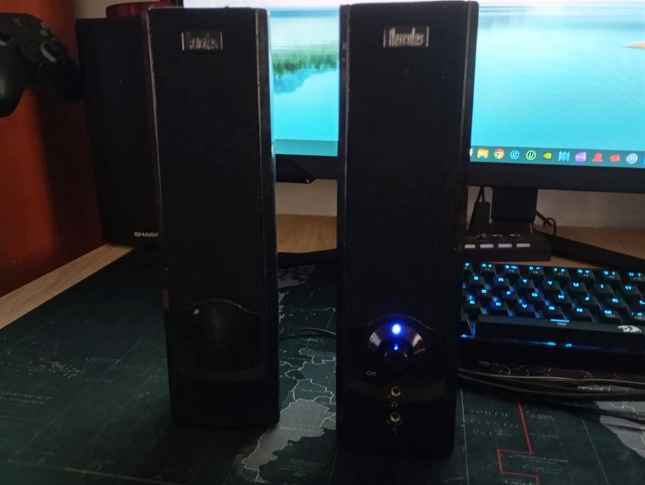 Boxe active pc Hercules 2x5 W XBass