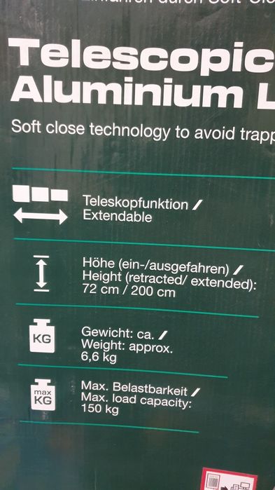 Scara telescopica 2m din aluminiu