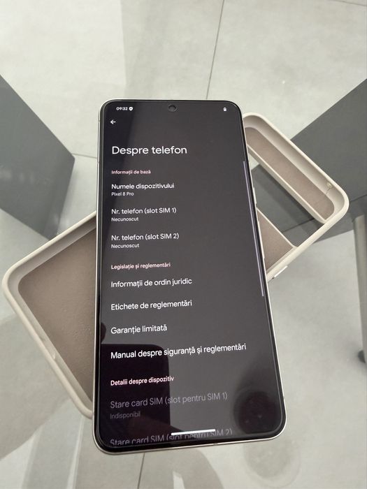 Google Pixel 8 Pro porcelain 256GB / 12GB RAM • ca NOU • neverlocked