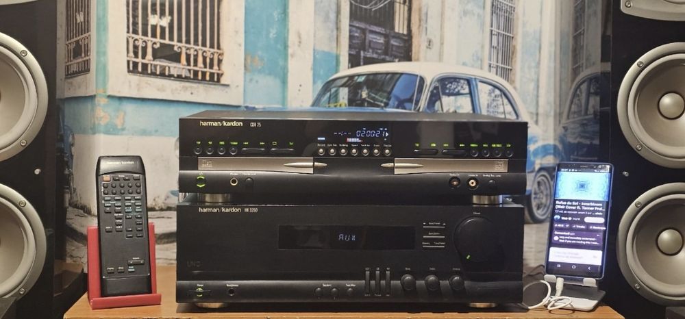 Harman Kardon HK 3250 amplificator statie amplituner sau  CDR 25 cd pl