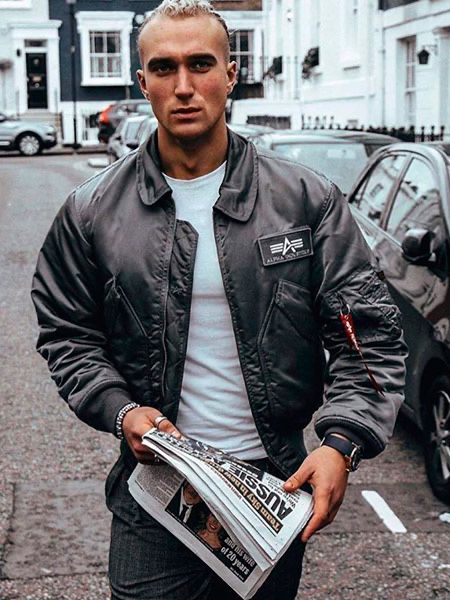 Бомбер ALPHA INDUSTRIES cwu 45/P flight Jacket