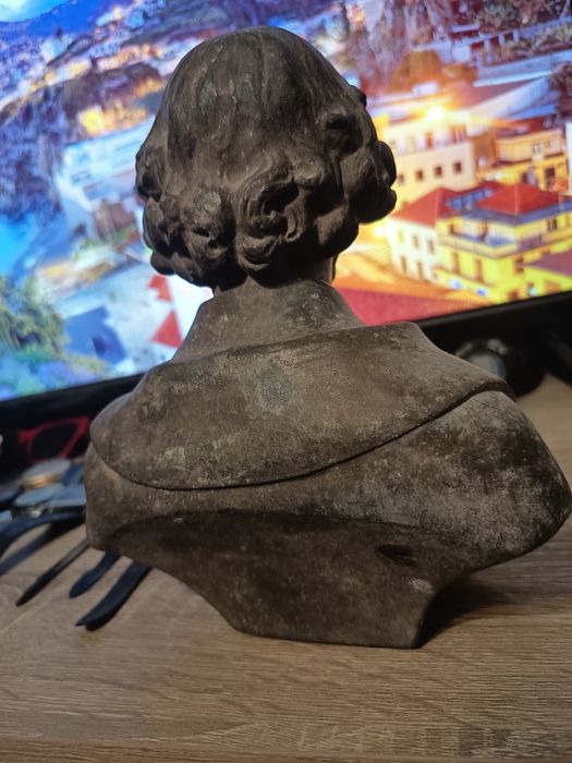 Bust Masiv Foarte Vechi Williams Shakespeare Piesa De Colecție