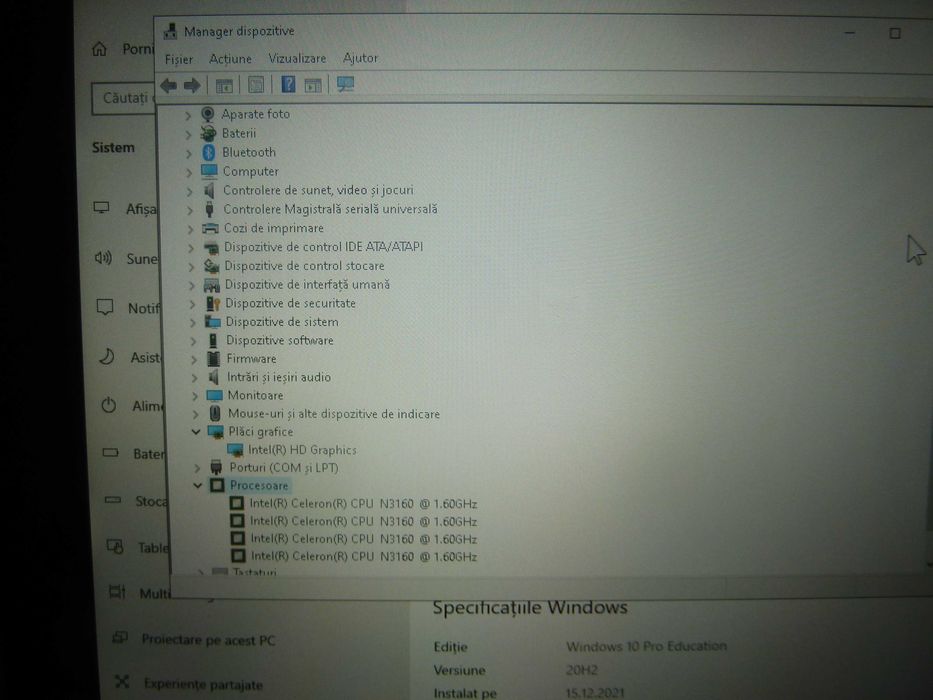 laptop si tableta LENOVO yoga 11 e,2 in 1, windows 10,,8gb ram, hard ssd 128gb,arata foarte bine