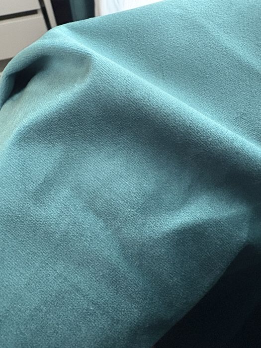 Draperie verde din catifea