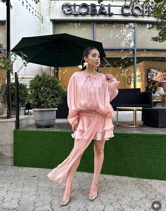 Платье двойка, с шортами