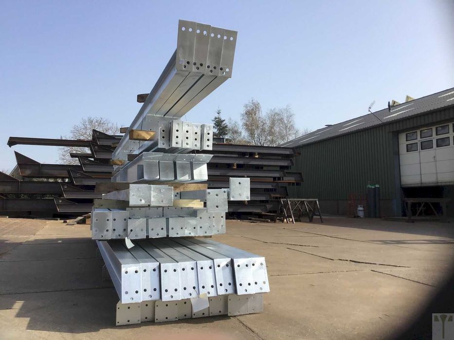 Structura metalica noua 11.60*25 m otel galvanizat