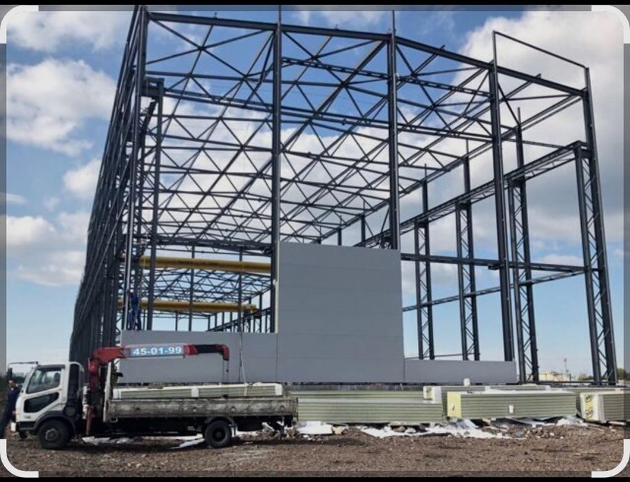 Монтаж сэндвич панели, фасадные работы