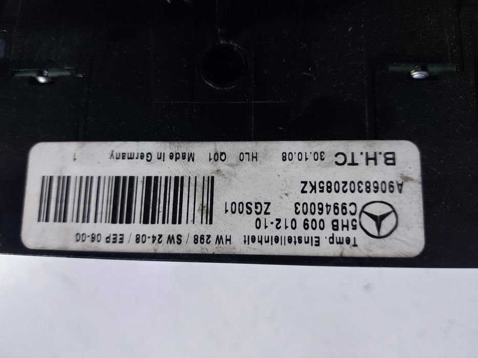 управление парно с климатроник за Mercedes-Benz Sprinter W906
