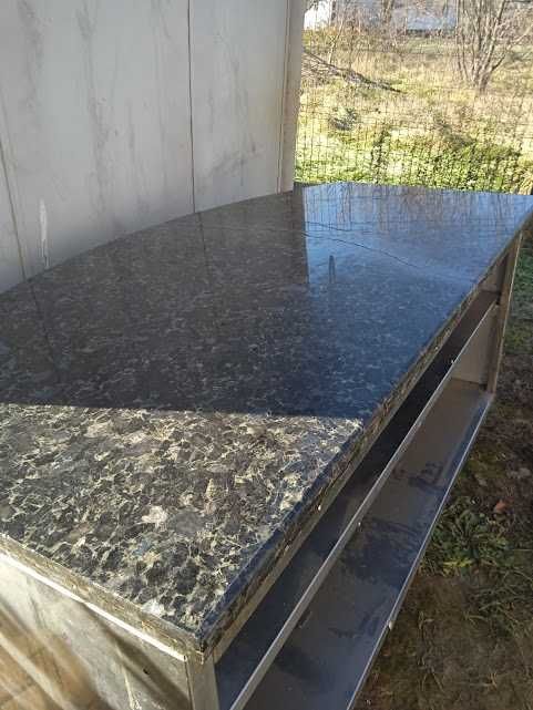 masa de  pizza  inox sau punct de vanzare 190x100 cm