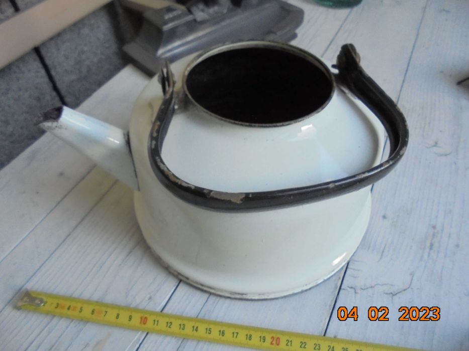 чайник емайлиран без капак