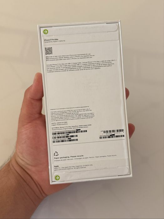 Айфон iPhone 17 Pro Max 256GB 100% Запечатанный
