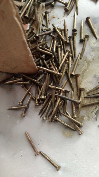 Лапка сапожная  и обувные гвозди.