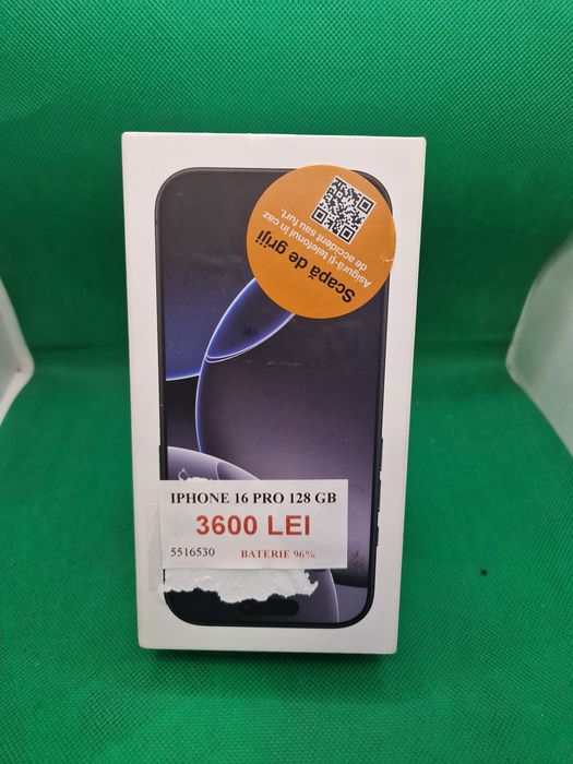 Iphone 16 Pro 128 GB bat 96% Lazar Amanet Crangasi 55165